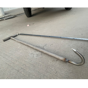 杀猪勾子不锈钢丁字钩t型猪肉钩手拉钩牛羊肉钩肉钩子加长屠宰钩