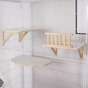 猫笼悬挂式休息平台兔子跳台踏板隔层实木挂床猫别墅獒运自由空间