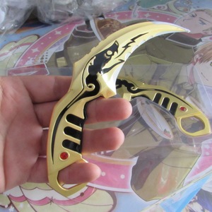 供应代发网游周边 穿越武器玩具 生死狙击 双持毒牙 儿童兵器模型