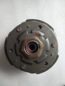 适用钱江摩托车件qj50qt-5-2-18-d 都市宝贝后皮带轮从动轮离合器