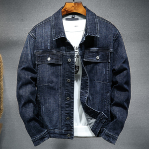 以纯牛仔外套男新品