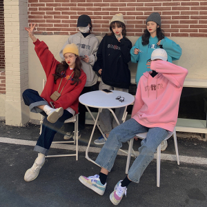 加绒男女卫衣女ins不一样寝室多8六炸街四人闺蜜装宿舍运动会班服