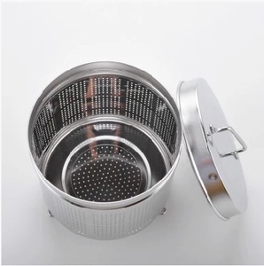 荣事达养生壶配件304不锈钢过滤网煎药茶叶 过滤器 滤渣桶隔渣网