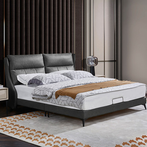 好风景家居现代简约意式轻奢科技布艺双人软包床小户型1.8米婚床