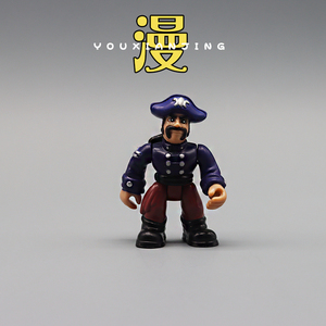 海盗船长卡通动漫公仔模型人偶可动玩具摆件