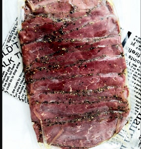 帕斯雀牛肉片 黑胡椒味 黑旗牛肉片1000g约30片 沙拉轻食面包原料