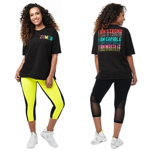 尊巴运动t恤休闲百搭zumba短袖男女同款