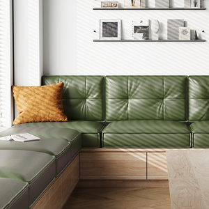 定制实木卡座沙发坐垫子地台高密度海绵垫飘窗改造沙发窗台垫软包