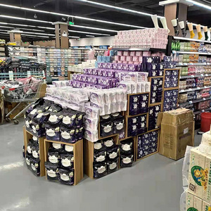 超市木箱子陈列木盒长方形木箱装饰超市陈列收纳大小定制摆件堆头