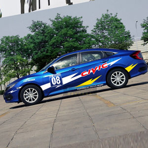 本田十代思域汽车贴拉花个性赛车贴纸运动型全车贴画改装汽车装饰