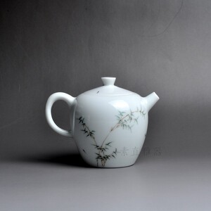 享茶主义淘宝素直清可轩陶瓷宽口公道杯甜白釉素直