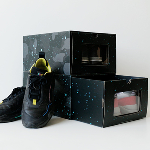 aj1鞋盒高帮鞋收纳鞋盒抽屉式鞋子收纳盒简易大鞋柜毒单个装神器