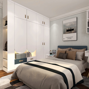 欧铂丽整体卧室次卧榻榻米儿童房多功能房定制卧室小户型全屋定制