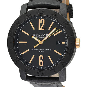 bvlgari宝格丽8k玫瑰金男表自动机械bb40cl二手表原装正品