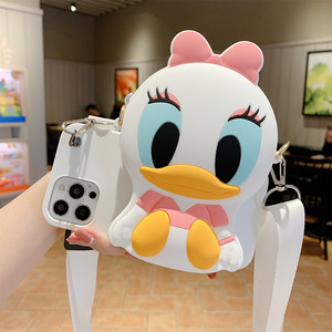 壳女款p30硅胶斜挂绳p20pro保护套个性p20潮牌网红卡通黛西外壳背带