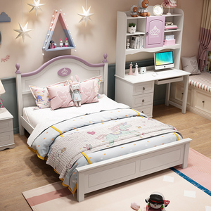 家装,建材 儿童家具 儿童床 学生床单人女孩小学生