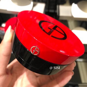 现货armani阿玛尼新款红色气垫精华气垫粉饼粉底保湿遮瑕