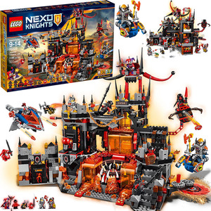 lego乐高小丑的秘密熔岩巢穴基地70323未来骑士团拼插积木玩具