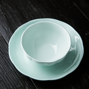 陶瓷碗碟自由选择景德镇影青中式碗勺碟创意碗盘组合轻奢餐具家用