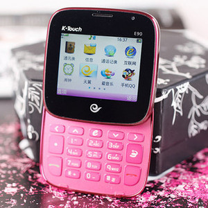全新库存k-touch/天语 e90 电信 精美的胭脂盒女性旋转手机