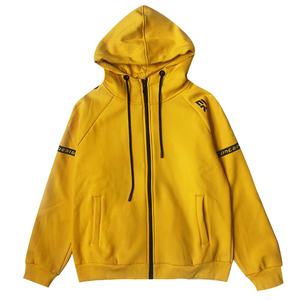 n a纳迪亚休闲外套op32970简约宽松字母炫彩印花连帽外套加绒保暖