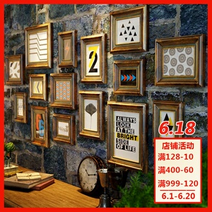 美式复古照片墙欧式复古