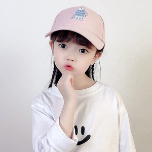 女童棒球帽春秋鸭舌帽儿童帽子中大童薄款太阳女孩小学生潮男夏季