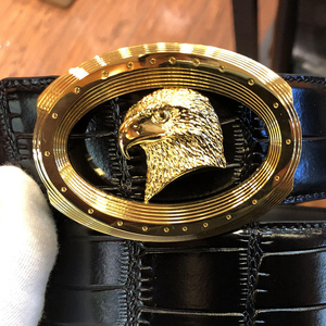 商务史蒂芬鹰头牛皮带商务休闲镶钻时尚男士裤腰带男装头层真皮