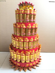 祭祀礼佛手工折纸工艺品步步高祈福宗教用品供品烧纸制品祈祷用品