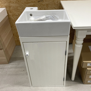 宜家西文利兰根小户型正方形洗脸池柜单门水池柜带下水国内代购