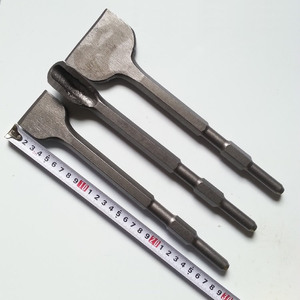 长六角电镐头镐钎0810大扁凿50mm加宽80mm拆墙开槽280/350/400*22