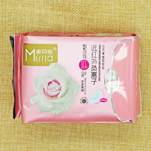广东美洁美月爽远红外线负离子卫生巾亲肤绵柔 日用245mm 20片装