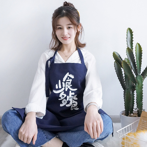 做饭围裙家用厨房女时尚可爱日系2019新款韩版创意北欧风个性搞怪
