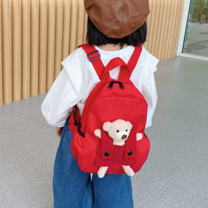 儿童包包可爱小女孩书包幼儿园3-6岁女童宝宝外出春游帆布小背包