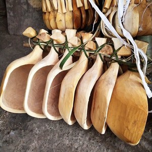 农家四川手工桑拿浴室实木老式大水瓢木瓢大木勺水勺舀水大水勺子