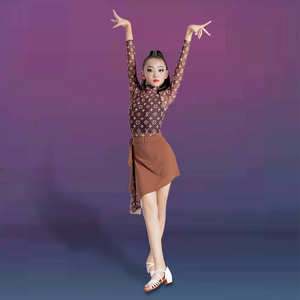 恰恰舞裙新款套装