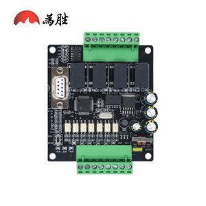 为胜国产PLC工控板 FX1N-10MR MT固定插拔端子单板板式带壳控制器