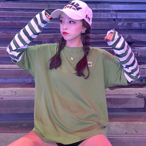 长袖t恤女ins超火学生2019