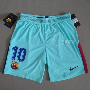 巴塞罗那巴萨 梅西 1718 客场 球员版 球裤 847192 483