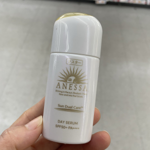 日本本土实体店直播采购 安耐晒anessa小白瓶日用防晒隔离乳30ml