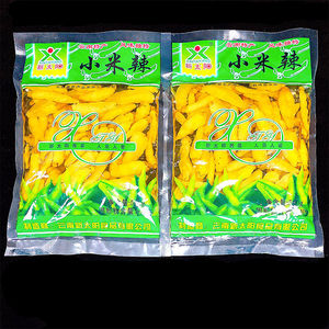云南特产新太阳新鲜泡椒青色小米辣野山椒500g袋装100g装下饭菜