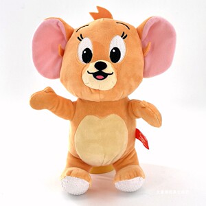 外贸出口尾单毛绒公仔玩具动画片猫和老鼠杰瑞鼠填充动物玩偶娃娃