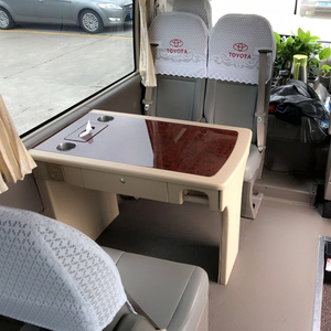 适用于考斯特中巴客车改装办公桌车载对座中间桌商务办公加装桌子