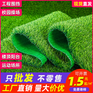 仿真草坪工程围挡假草绿色人造人工草皮户外装饰地毯垫子塑料绿植
