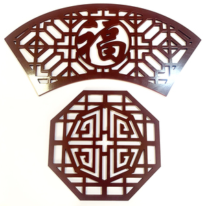 雕花板镂空实木吊顶