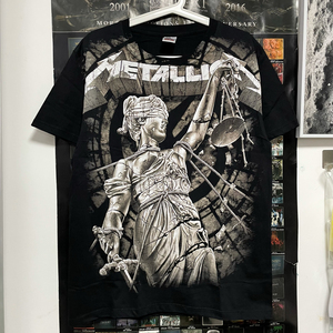 metallica金属乐队泰国进口男女短袖t恤泰版摇滚欧美复古两件包邮