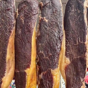 云南文山丘北特色清真牛干巴风干腊牛肉半干软炸黄牛干巴包邮