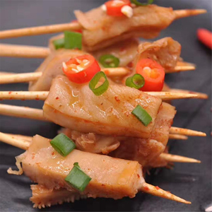 3袋包邮网红松井家牛肚小串湘西牛油铁板把把烧夺命小串100串/袋