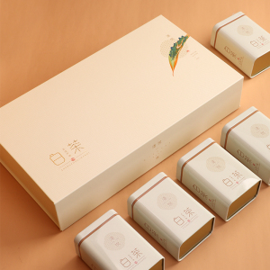 高档安吉白茶包装盒空礼盒半斤装通用靖安白茶茶叶礼盒装空盒定制