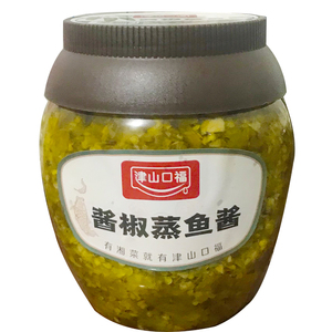 津山口福酱椒蒸鱼酱950g蒸鱼头剁椒酱开味剁椒拌面辣酱